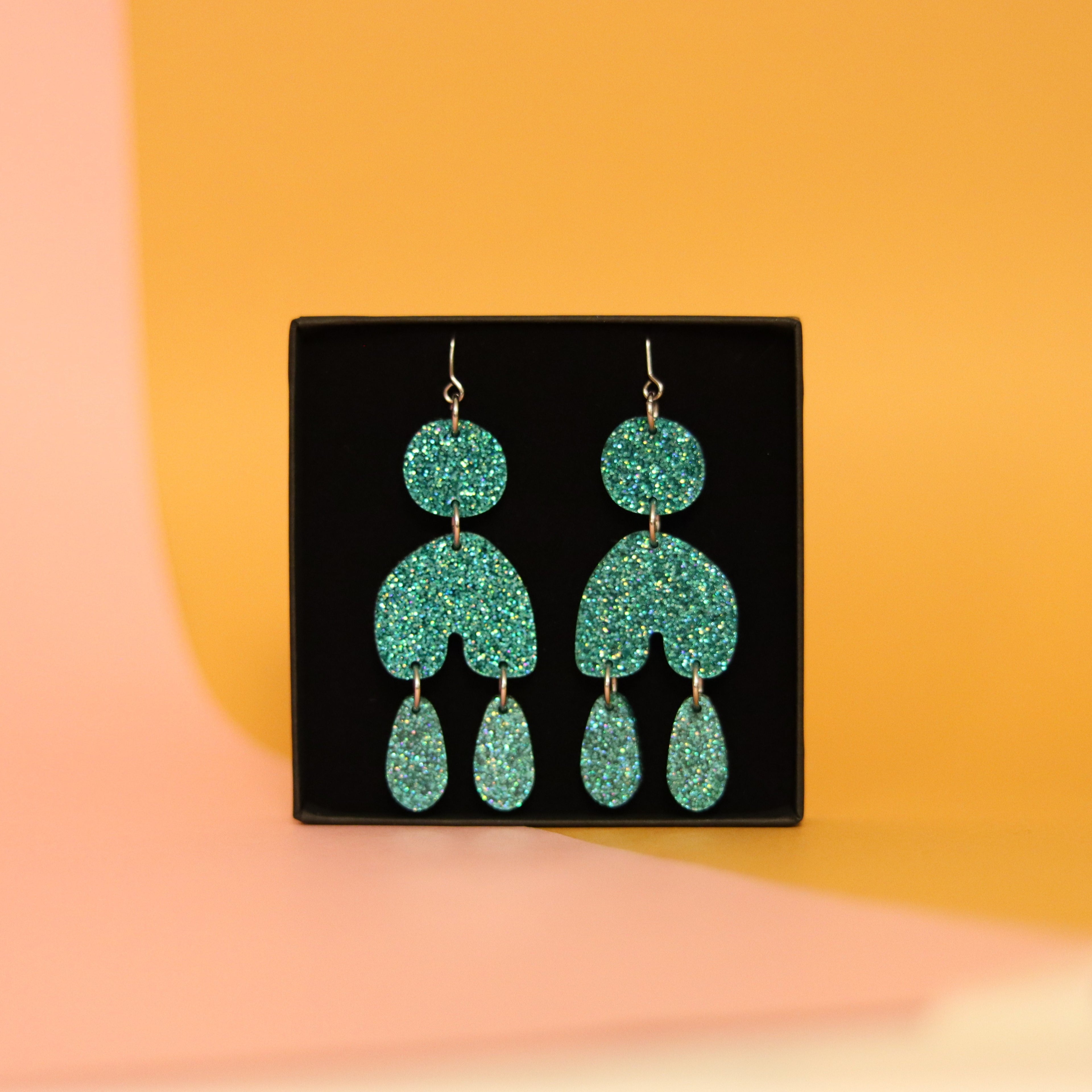 Glitter Drop Korvakorut