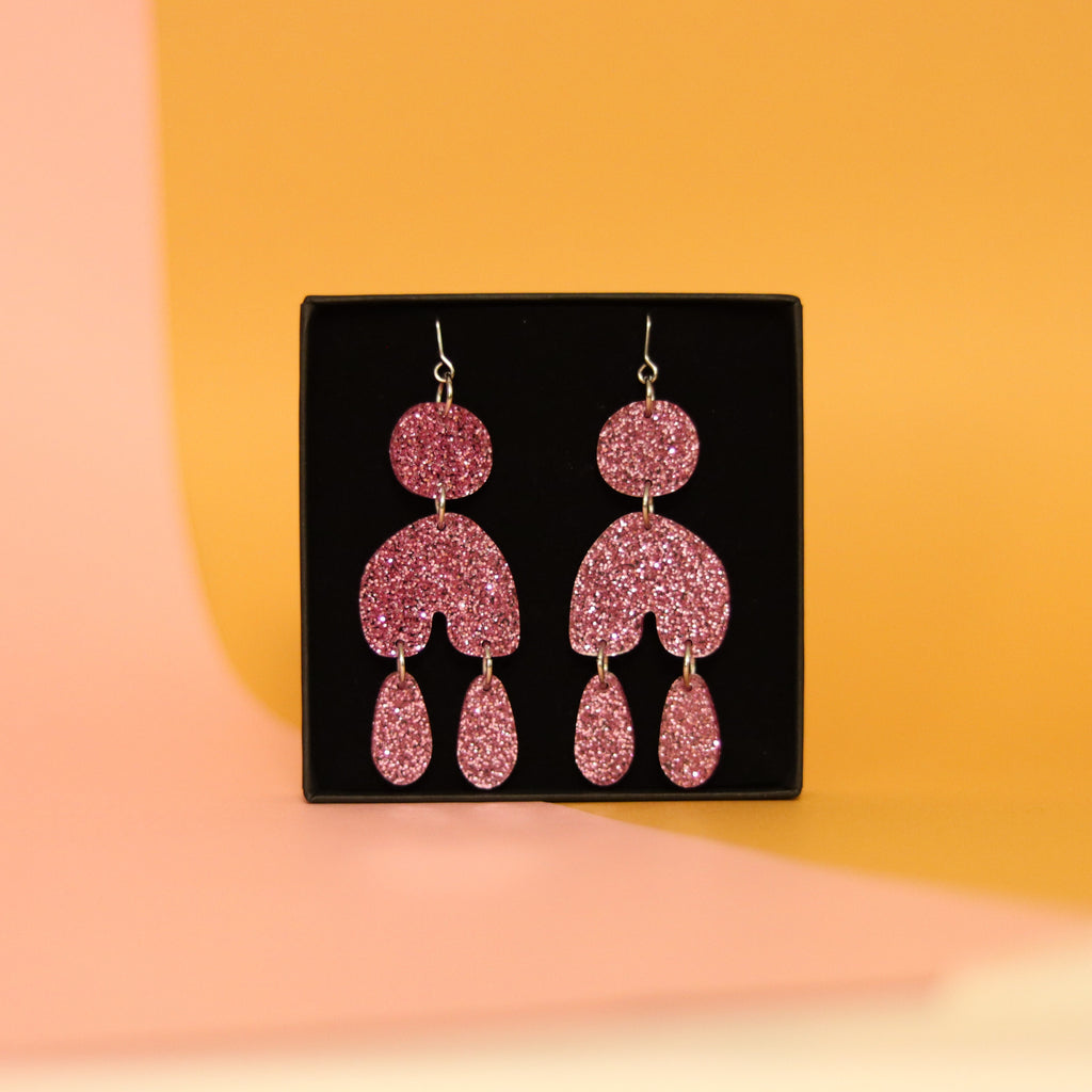 Glitter Drop Korvakorut