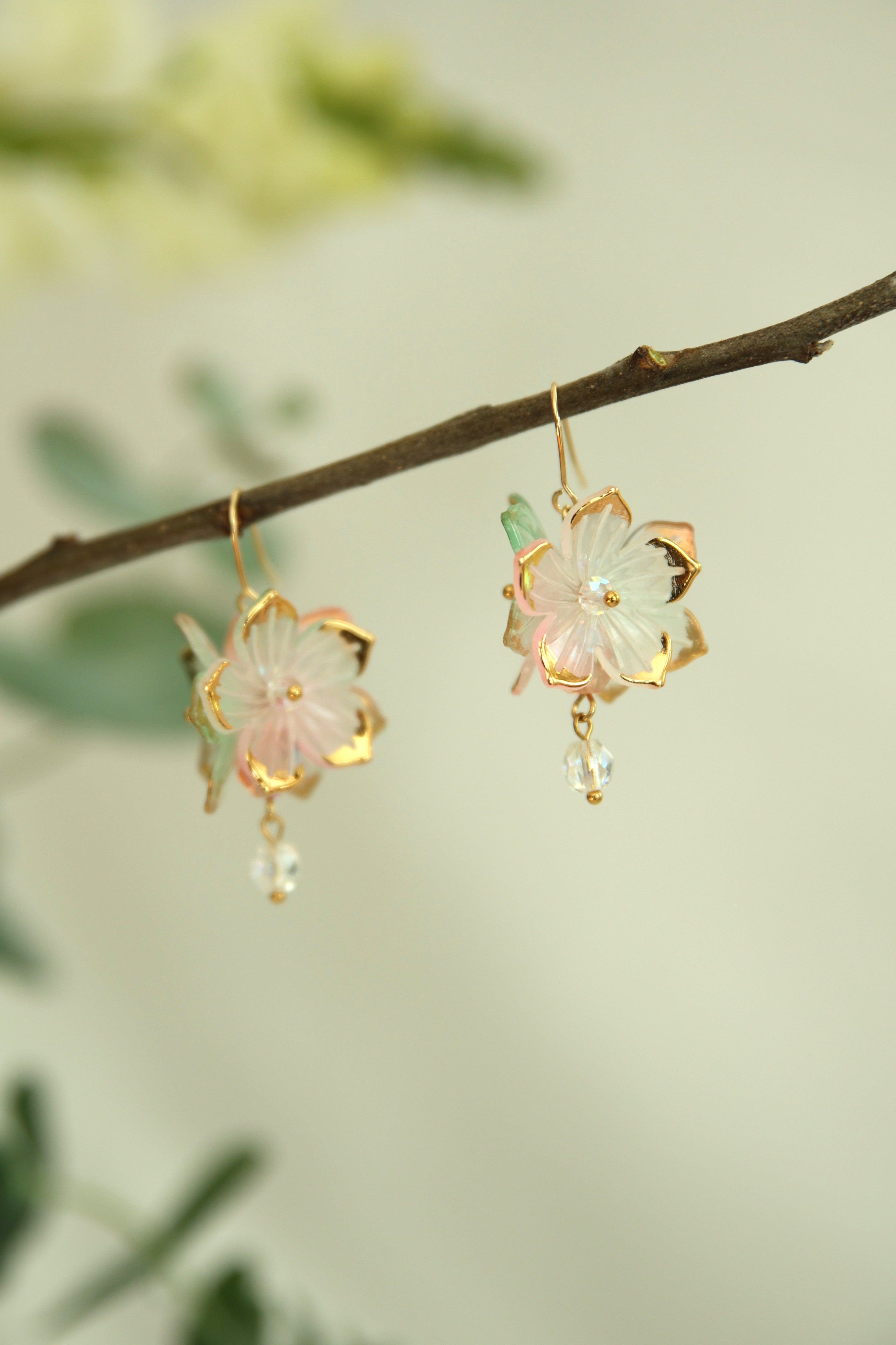 Fairy Blossom Akryylikukkakorvakorut