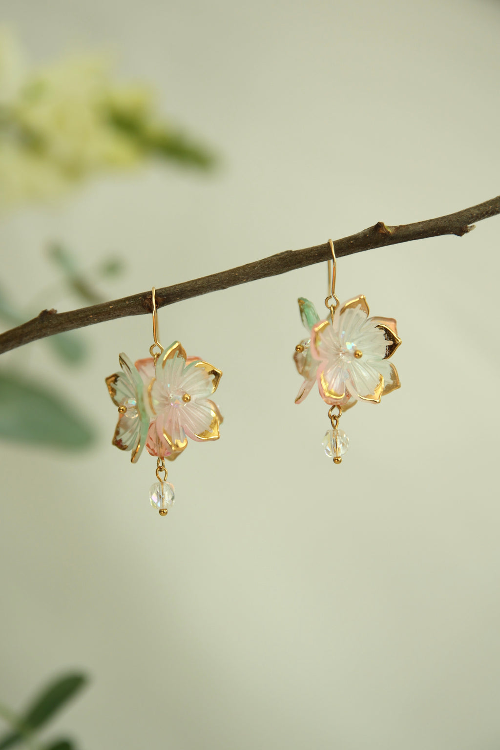 Fairy Blossom Akryylikukkakorvakorut
