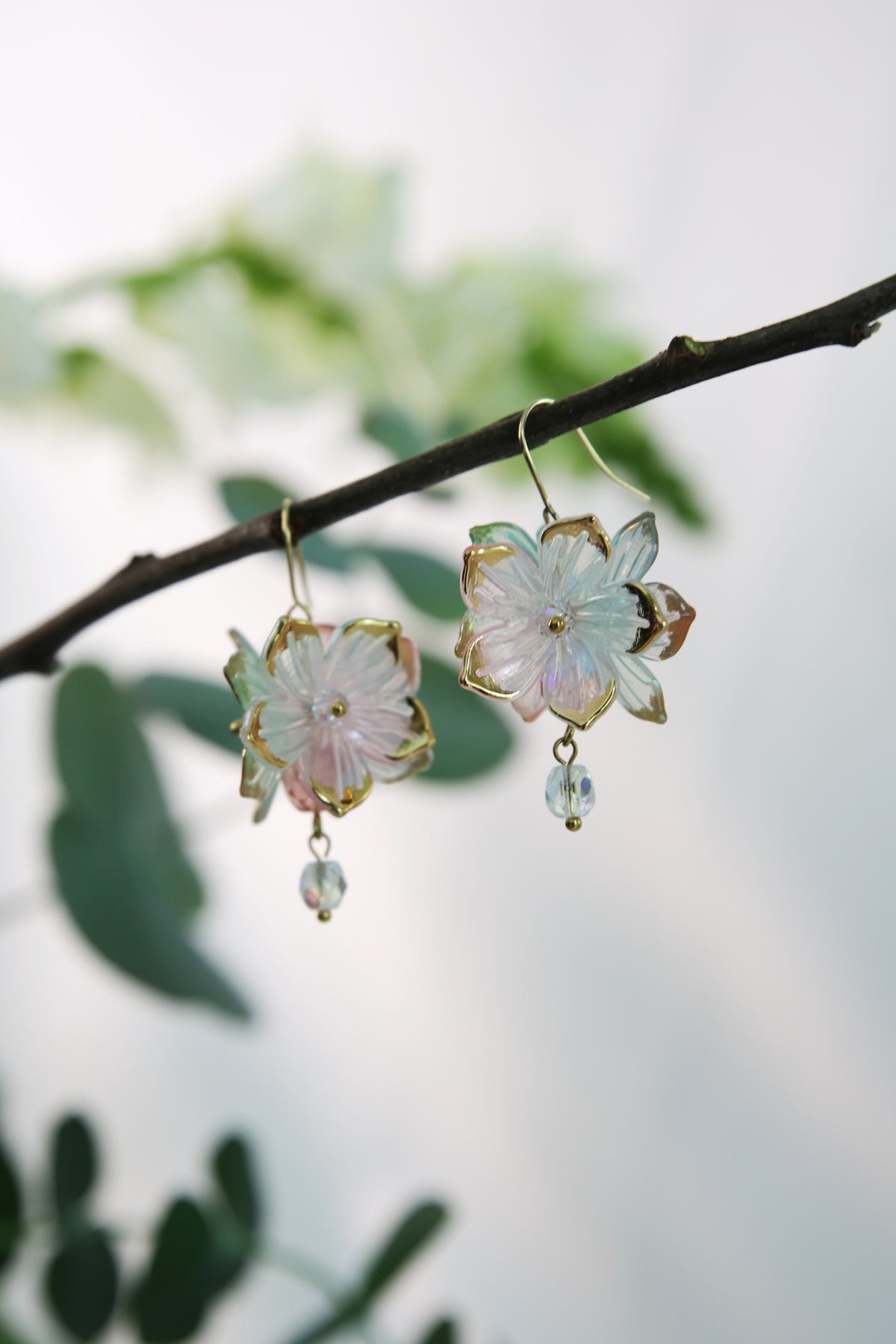 Fairy Blossom Akryylikukkakorvakorut